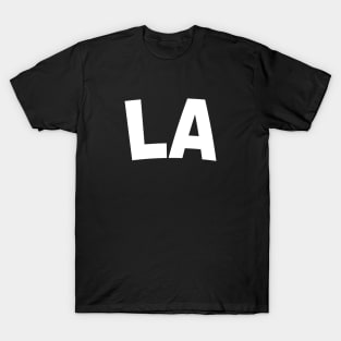 LA Bold White T-Shirt